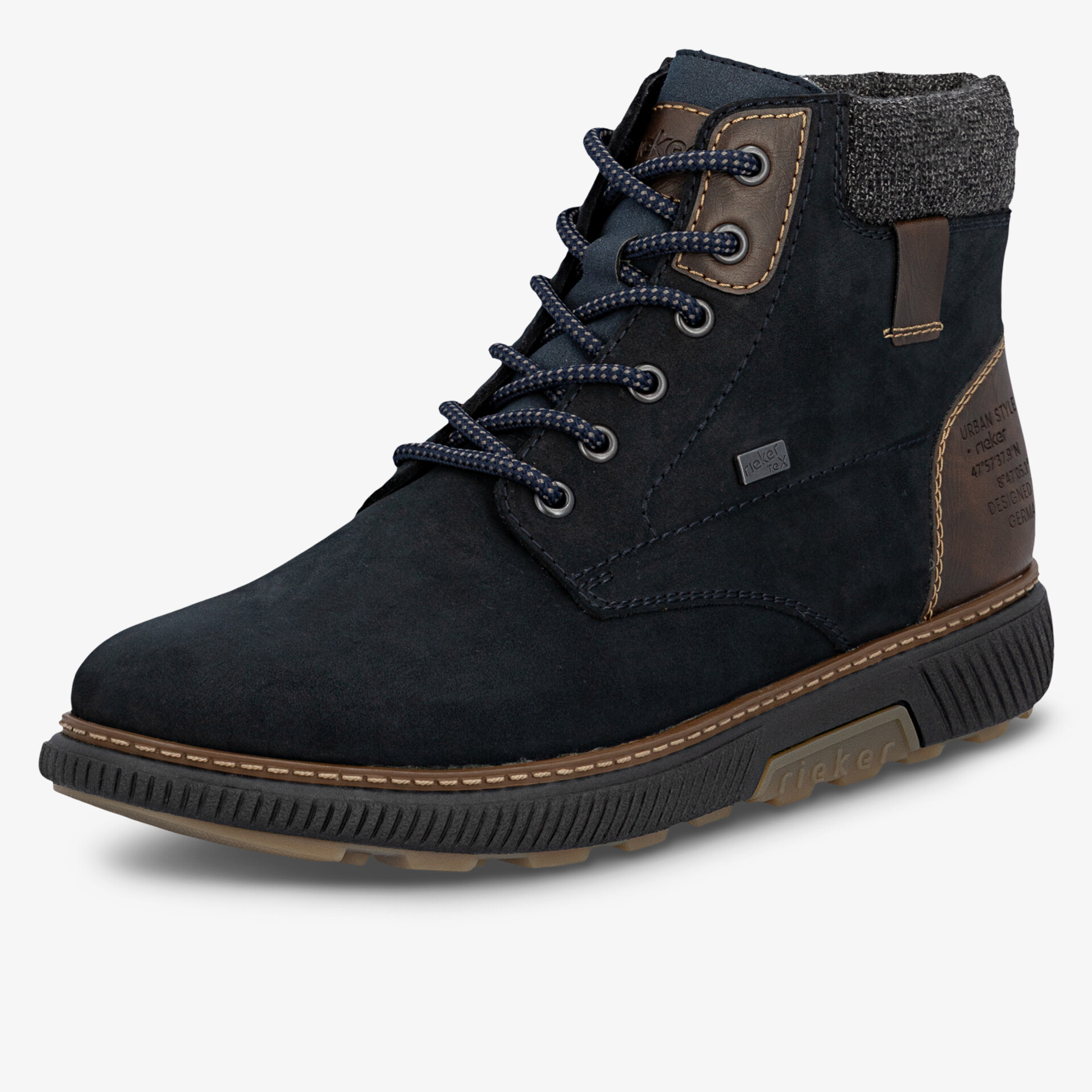 rieker Herren Stiefel blau