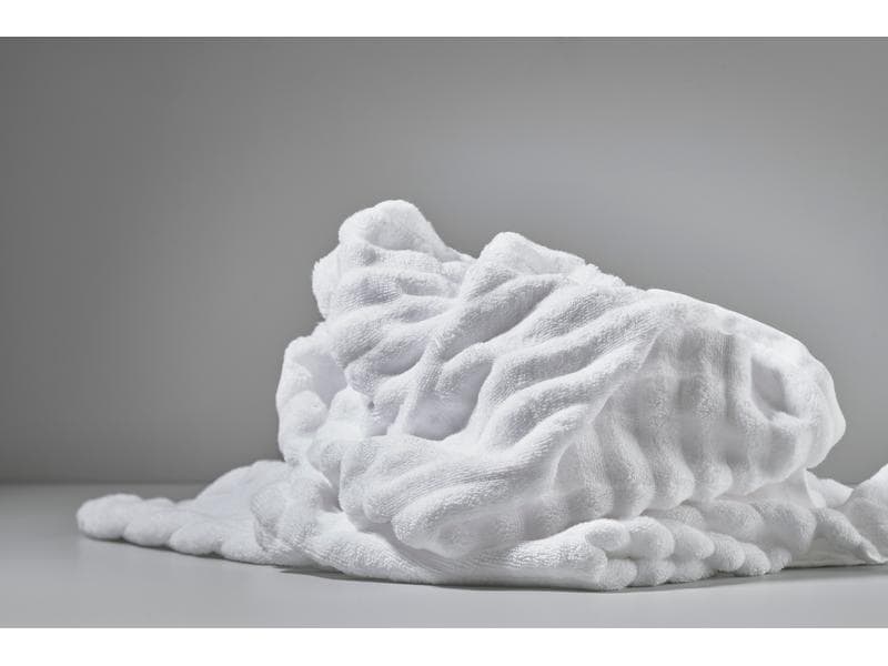 Zone Denmark Handtuch Inu, Bio-Baumwolle, 50 x 70 cm, Sand Weiches Handtuch aus 100% Bio-Baumwolle