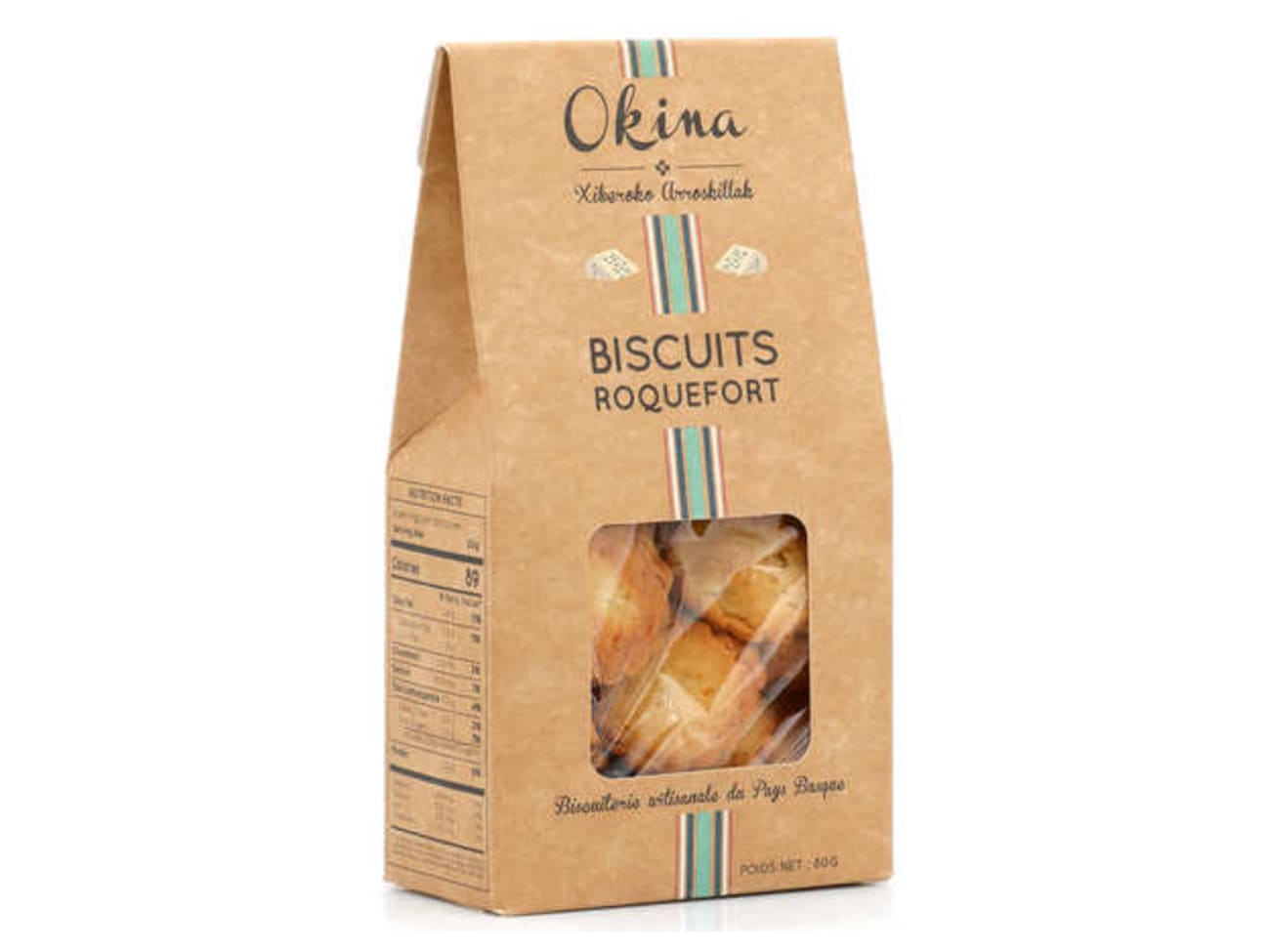 Biscuit au Roquefort AOP - 80 g - Okina