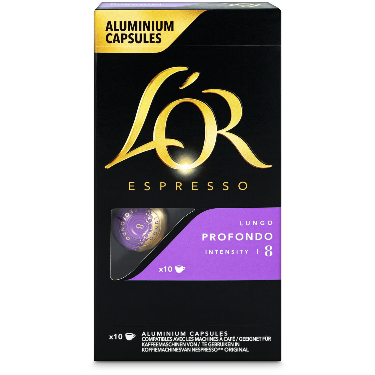 L'Or Espresso Lungo Profondo - Nespresso Kompatibel 10 Kapseln