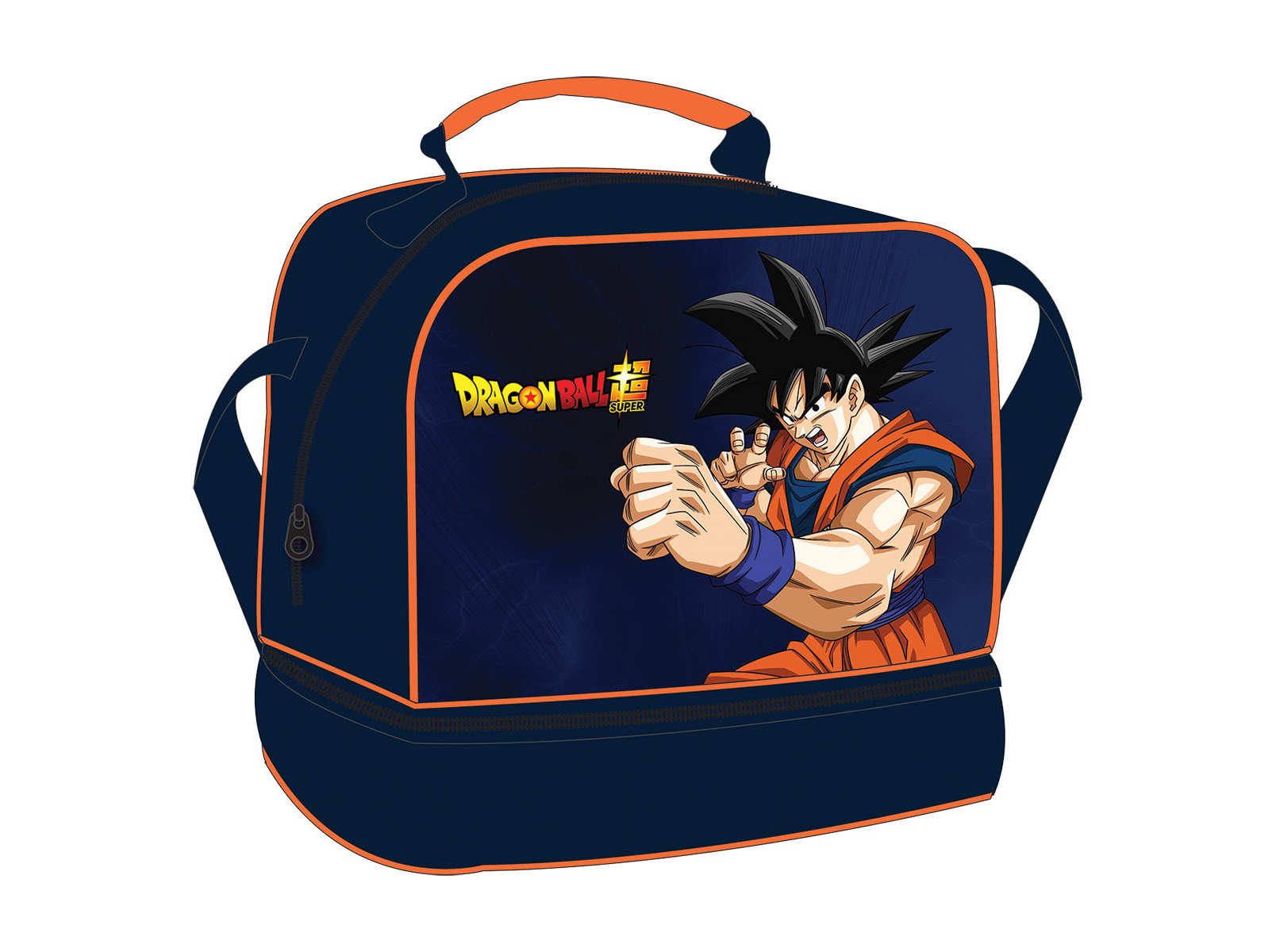LANCHEIRA DRAGON BALL COM 2 COMPARTIMENTOS 21X20X15CM