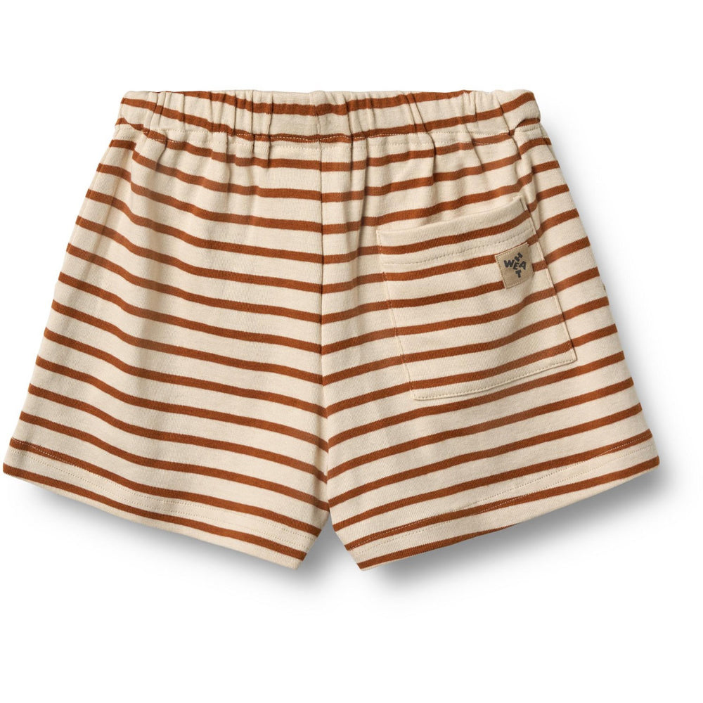 Køb Wheat Warm Caramel Stripe Jersey Shorts Kalle