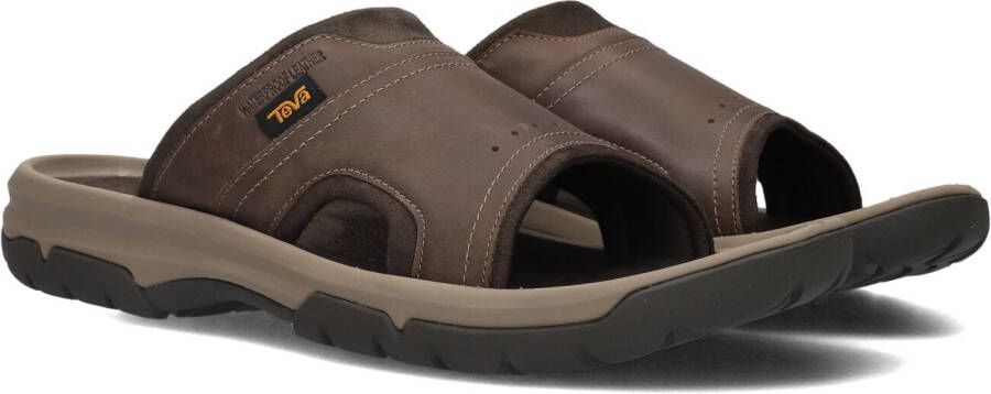 Teva Heren Slide Sandalen Langdon Slide Brown Heren
