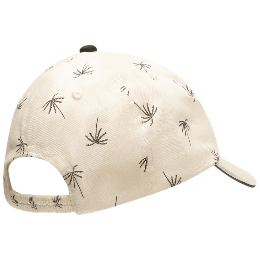 Casquette en toile imprimée palmiers pour bébé garçon - Ecru