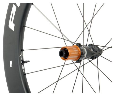 Paire de roues Progress Space Disc Blanc | 12x100/12x142 mm | Center Lock | Campagnolo N3W