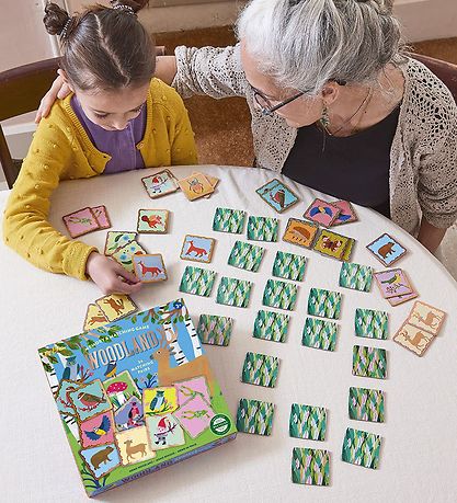 Eeboo Memory-Spiel - 24 Paar - Wald