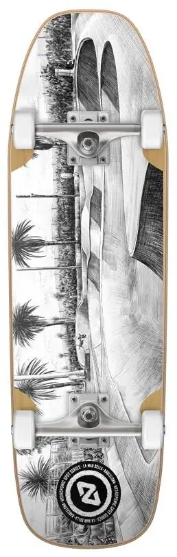 Hydroponic Bullet Pool Shape Spot Series Komplet Skateboard