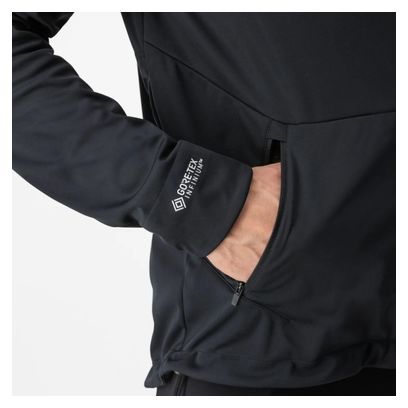 Veste Manches Longues Castelli Trail Hoodie Noir