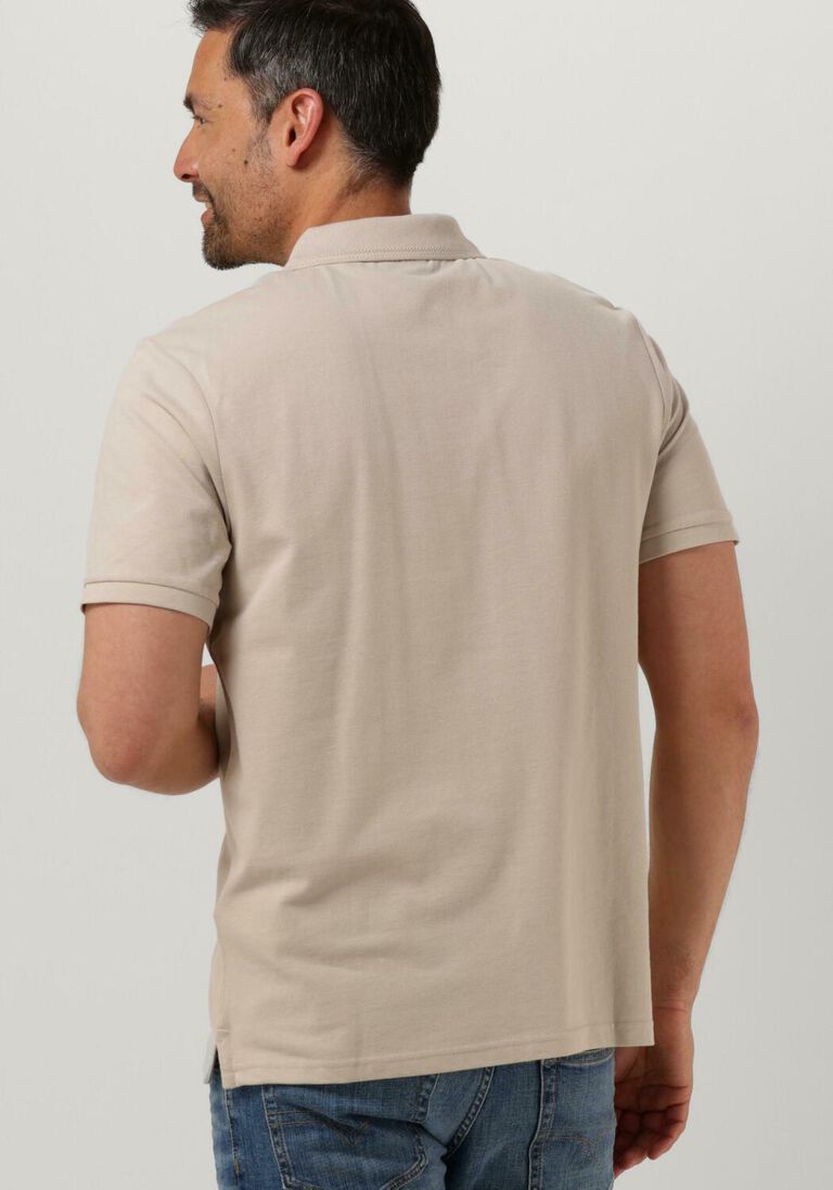 LYLE & SCOTT beige lyle & scott polo crest tipped polo shirt