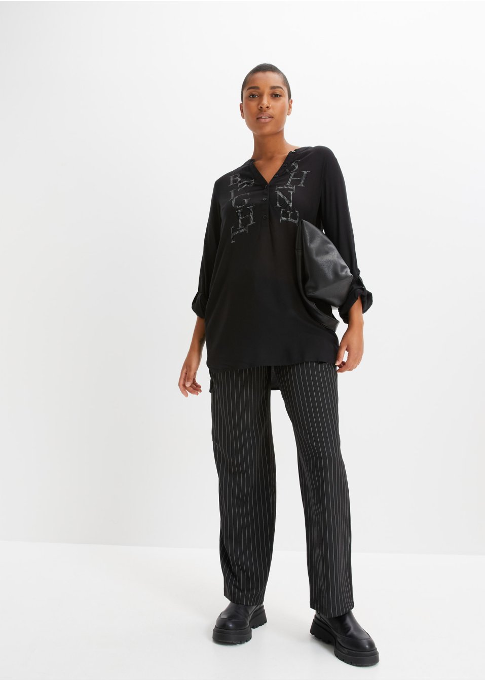 Blouse à imprimé brillant