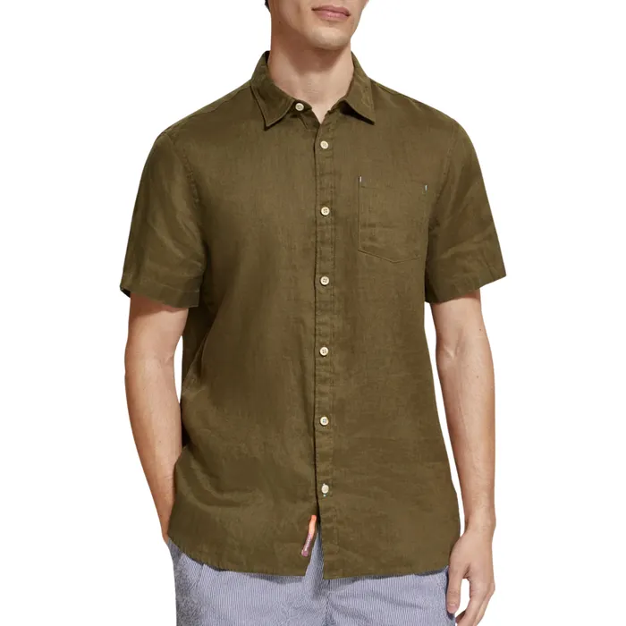 Scotch & Soda Linen Overhemd Heren