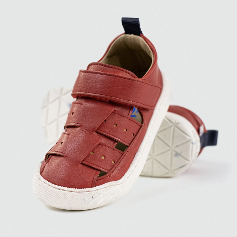 Acebos Acebos Barefoot Gummi Sandales Rouge