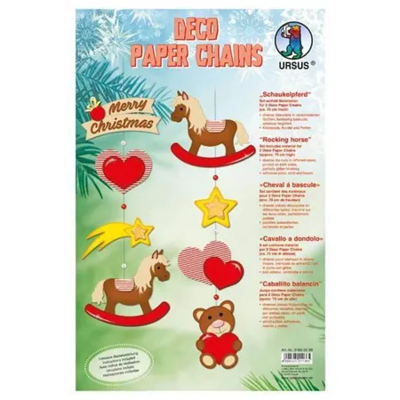 URSUS Deco Paper Chains Schaukelpferd