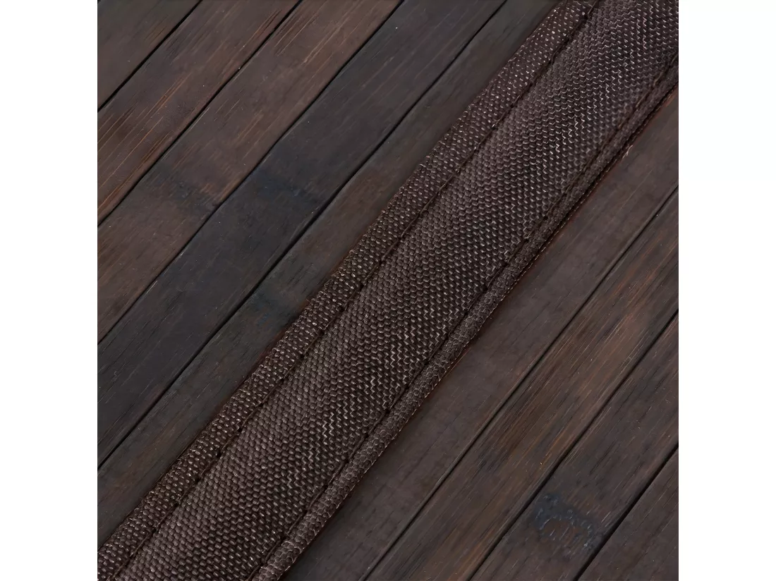 Panier à Linge en Bambou Marron - L40 cm