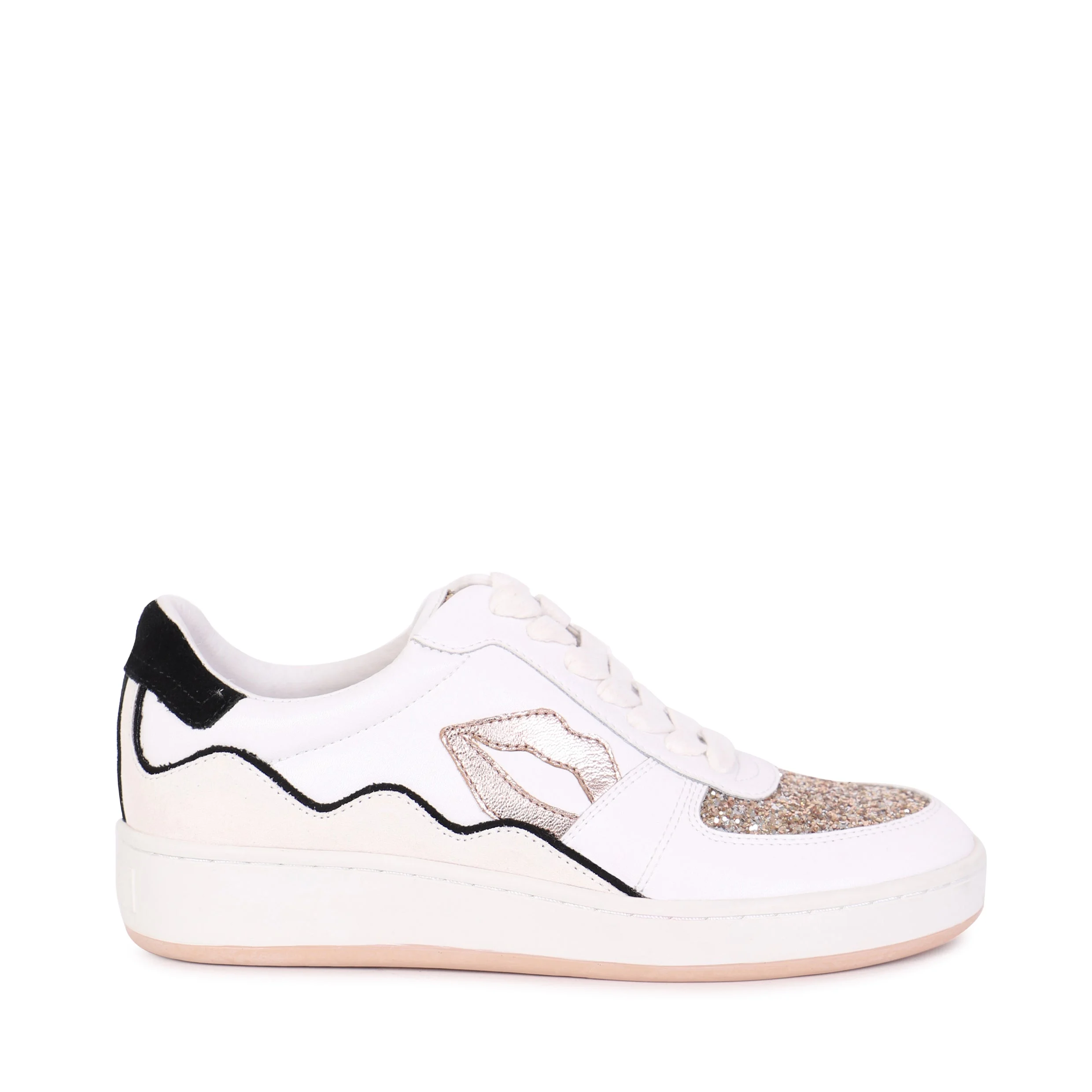 LOULOU - Sneakers en cuir | Doré