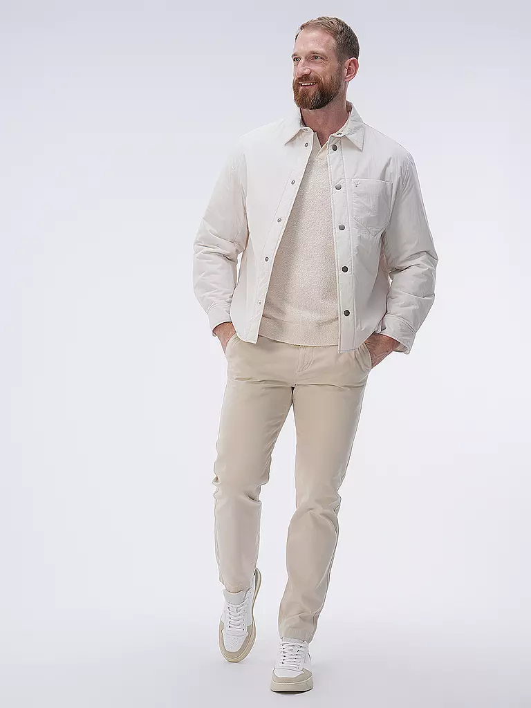 AMI PARIS Kurzjacke Overshirt hellgrau