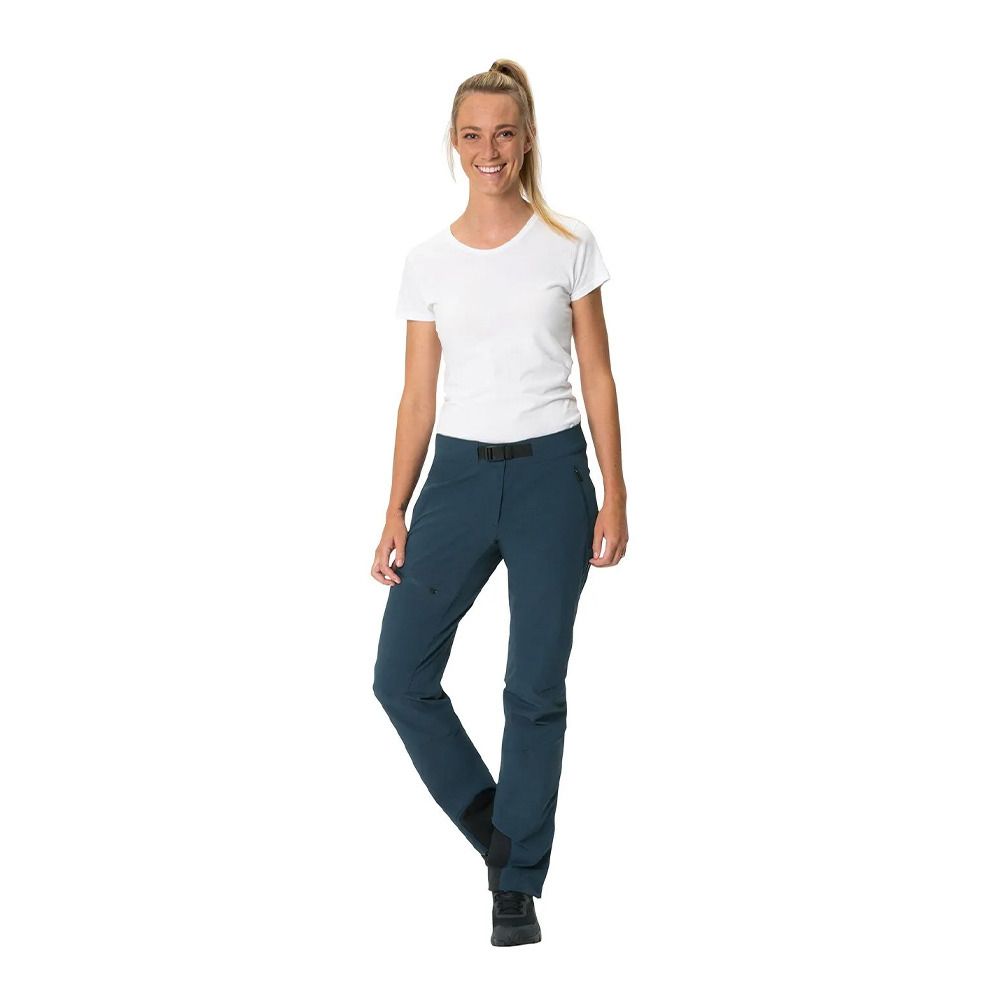 Vaude BADILE II - Pantalon Femme dark sea uni