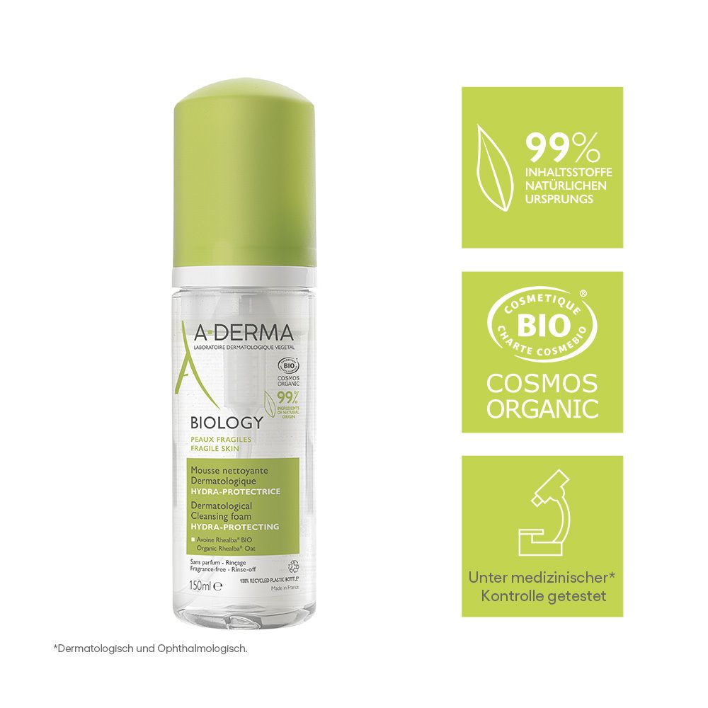 A-DERMA BIOLOGY Reinigungsschaum