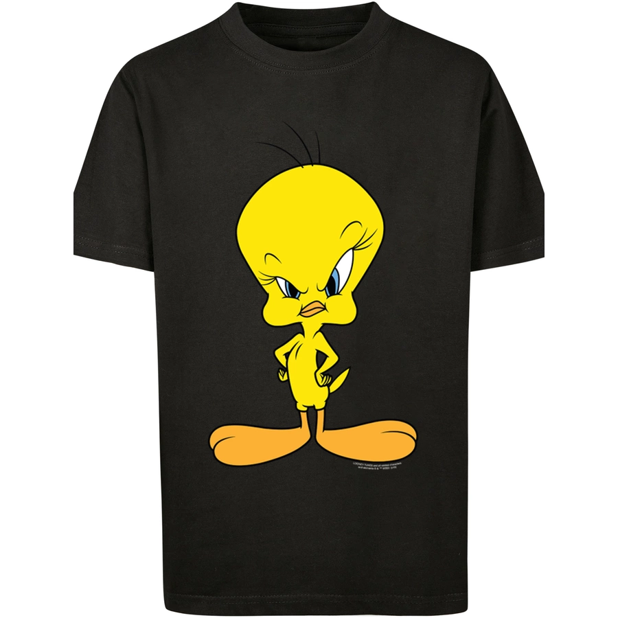 F4NT4STIC T-Shirt Looney Tunes Angry Tweety schwarz
