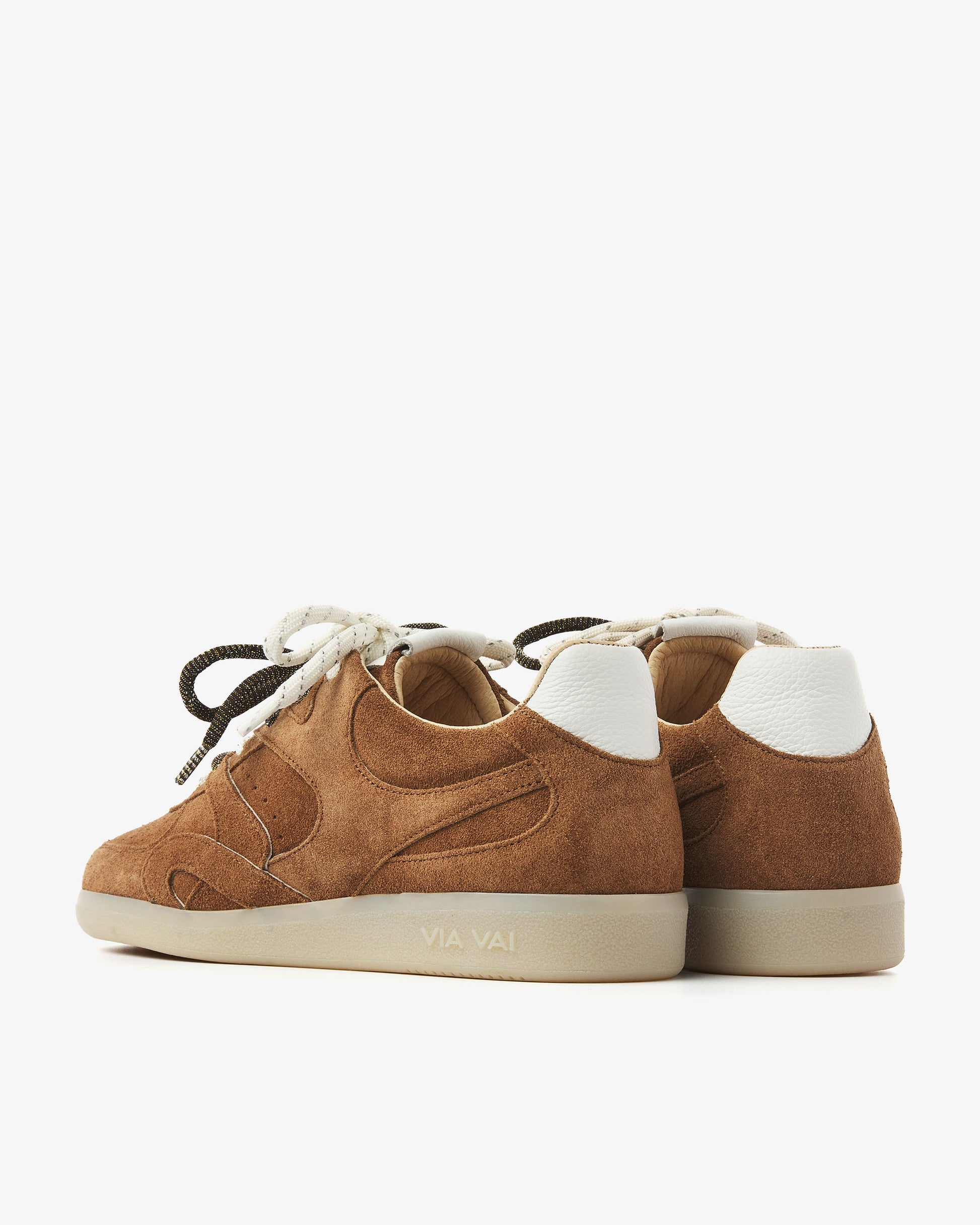 VIA VAI cognac dames sneakers Nilla Macy