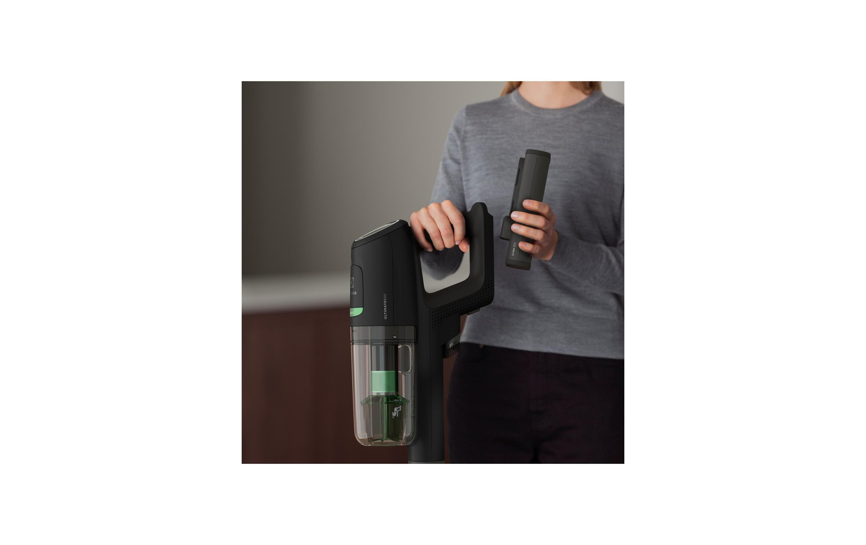 Akku-Hand- und Stielsauger EP81B25GRN Schwarz<br>Ultimate 800 Green Kabelloser Staubsauger