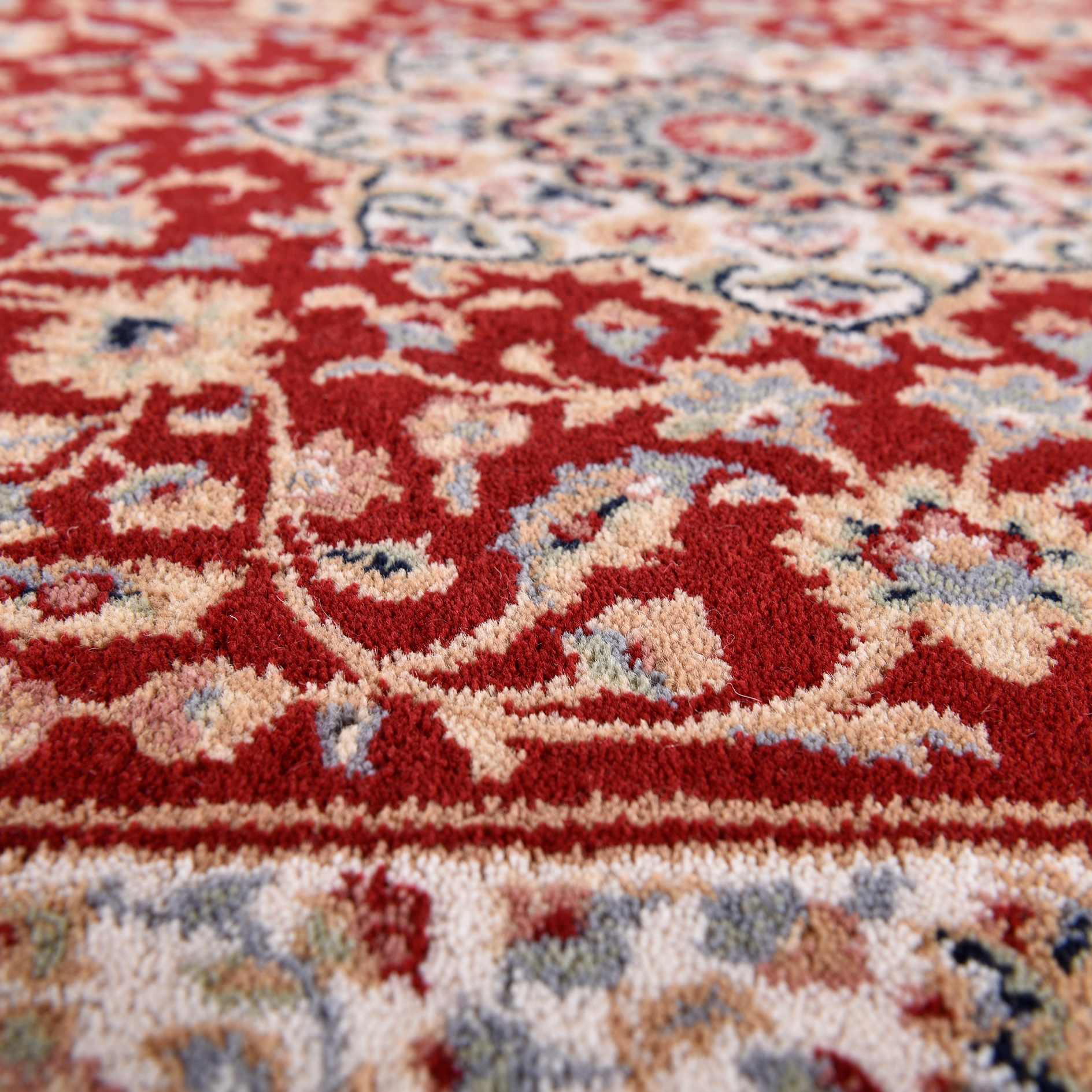 Teppich DOLNA - rot - Schurwolle - 50x80 cm