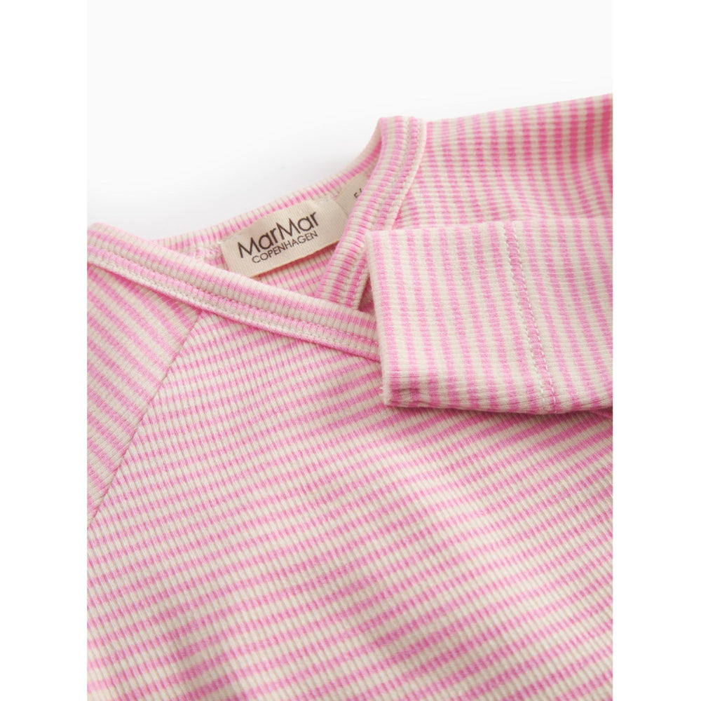 Køb MarMar Newborn Modal Fine Rib Pink Stripe Bellis Body