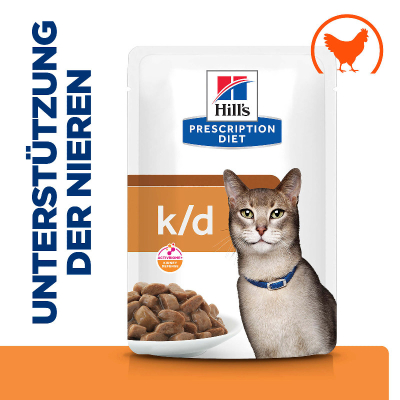 Hill's VET Katze Prescription Diet k/d Renal Health Huhn 12x85g