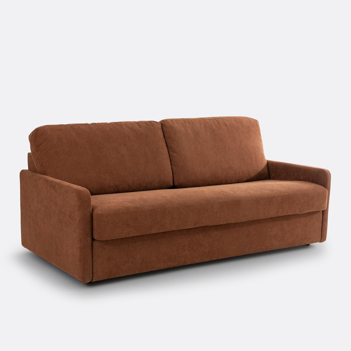 LA REDOUTE INTERIEURS<br>Cama alta, tecido texturizado, Bultex Marta