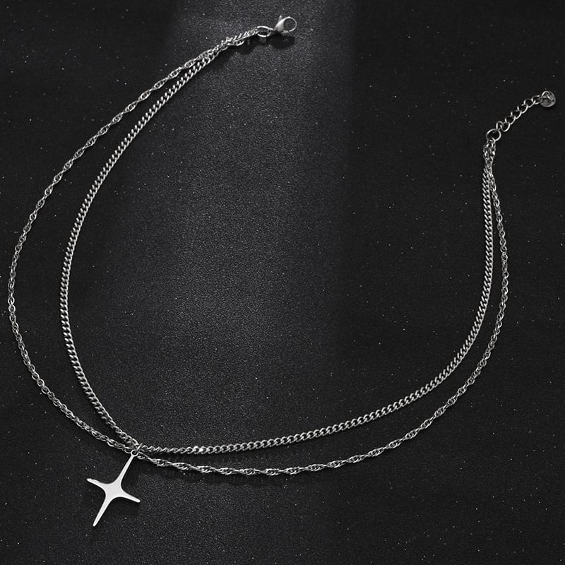 Tenri - gelaagde ketting met sterhanger