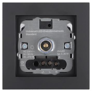 Gira ST55 inbouw dimmer LED/gloei/halogeen