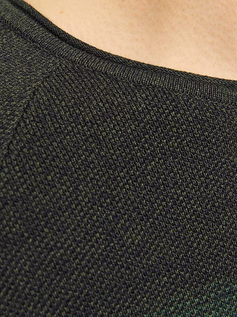 JACK & JONES Pullover  JJEHILL dunkelgrün