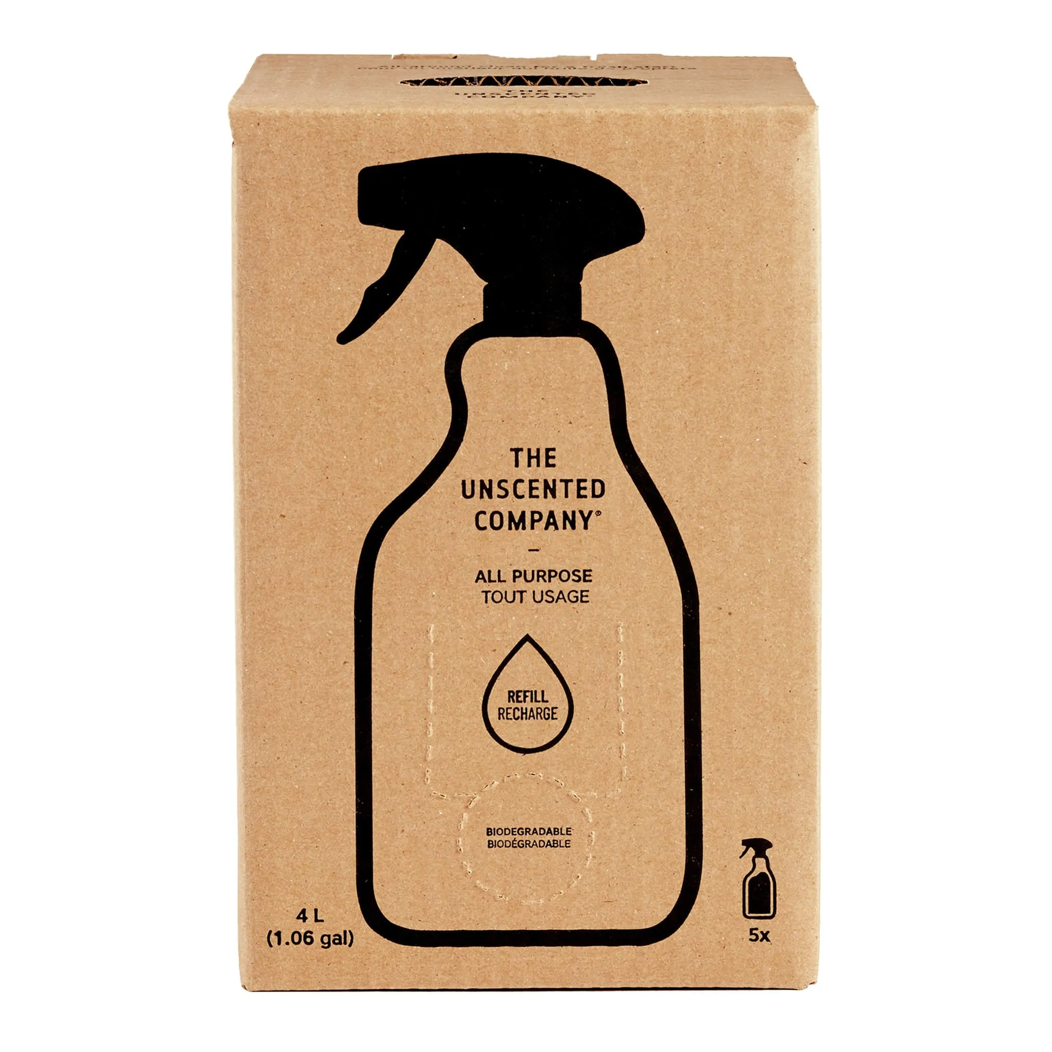 The Unscented Company Nettoyant Tout Usage 4L