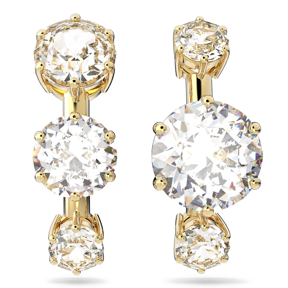 Boucles d'oreilles Swarovski Constella dorées