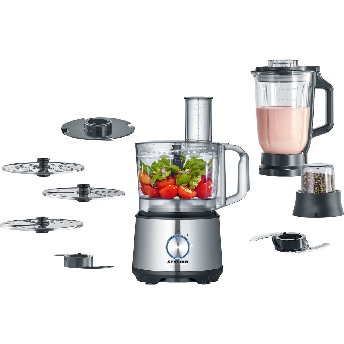 KM3892 foodprosessor med blender