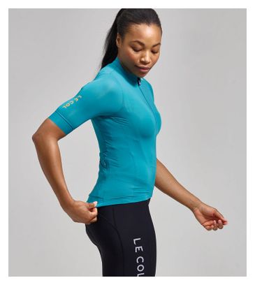 Maillot Manches Courtes Femme Le Col Pro II Bleu