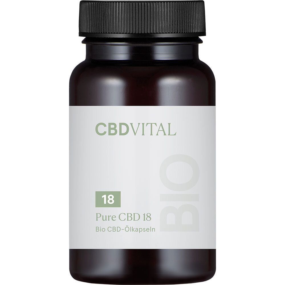 CBD VITAL Bio Pure 18 CBD Kapseln