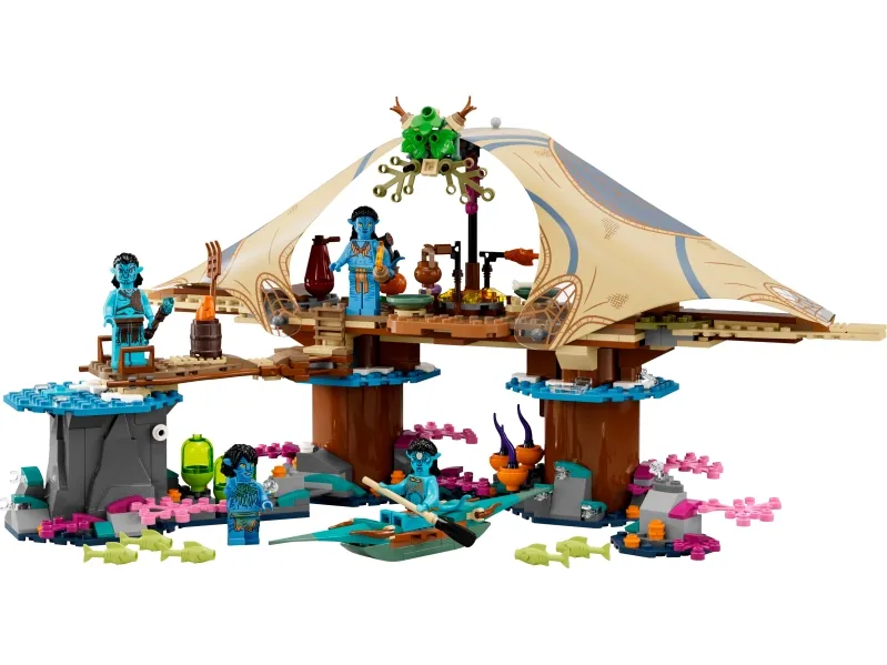 LEGO Avatar 75578 Metkayina-hjem ved revet