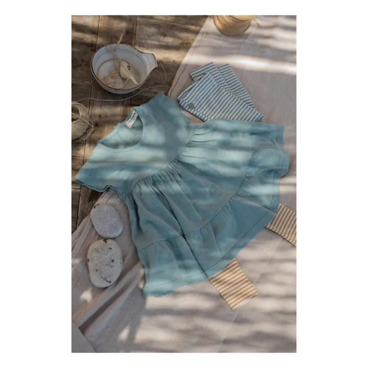 1+ in the family Robe Antonella Coton Flammé | Bleu Vert