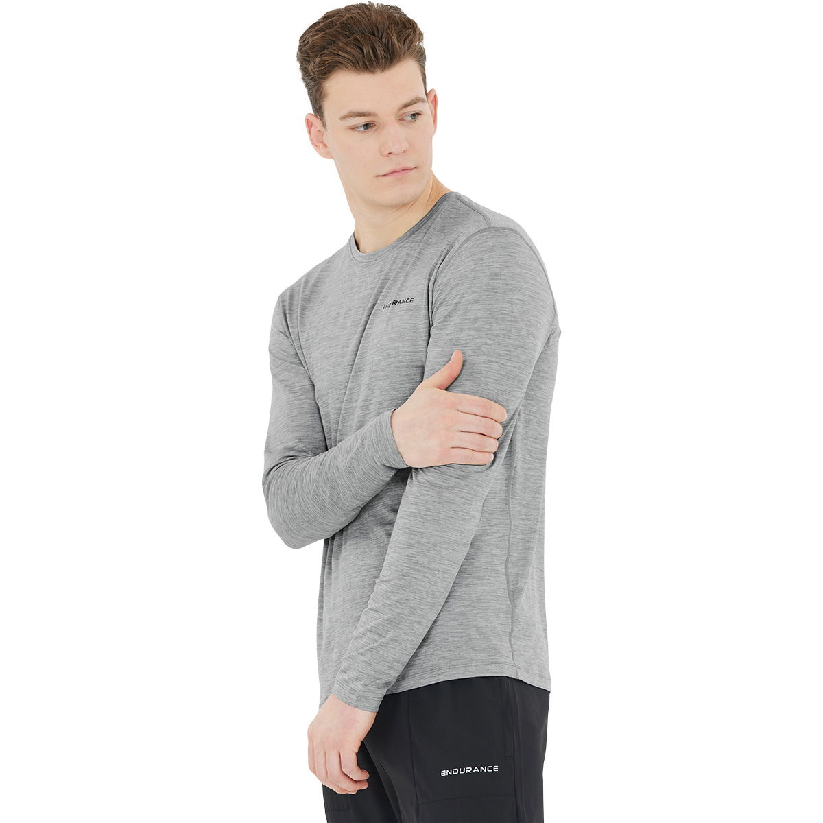Endurance Abdon Langærmet Løbe T-shirt Herre