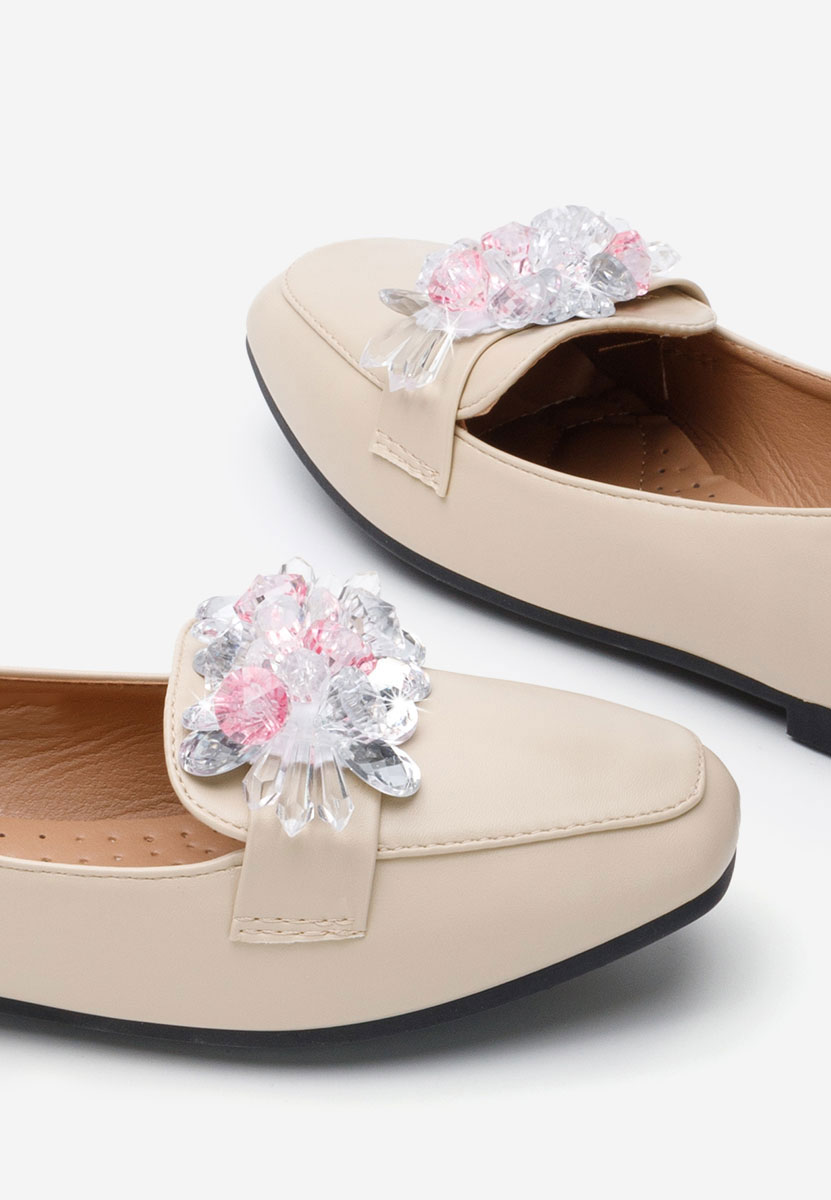 Mocassins femme beige Milagros