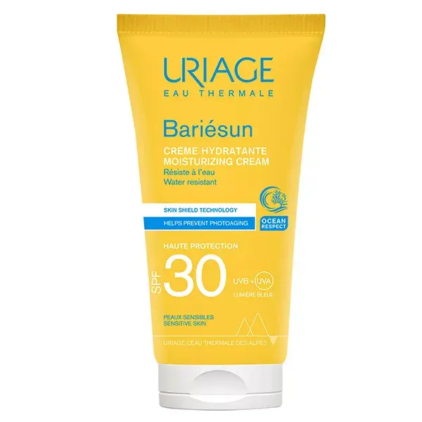 Protetor solar facial hidratante Uriage Bariésun FPS 30 50ml