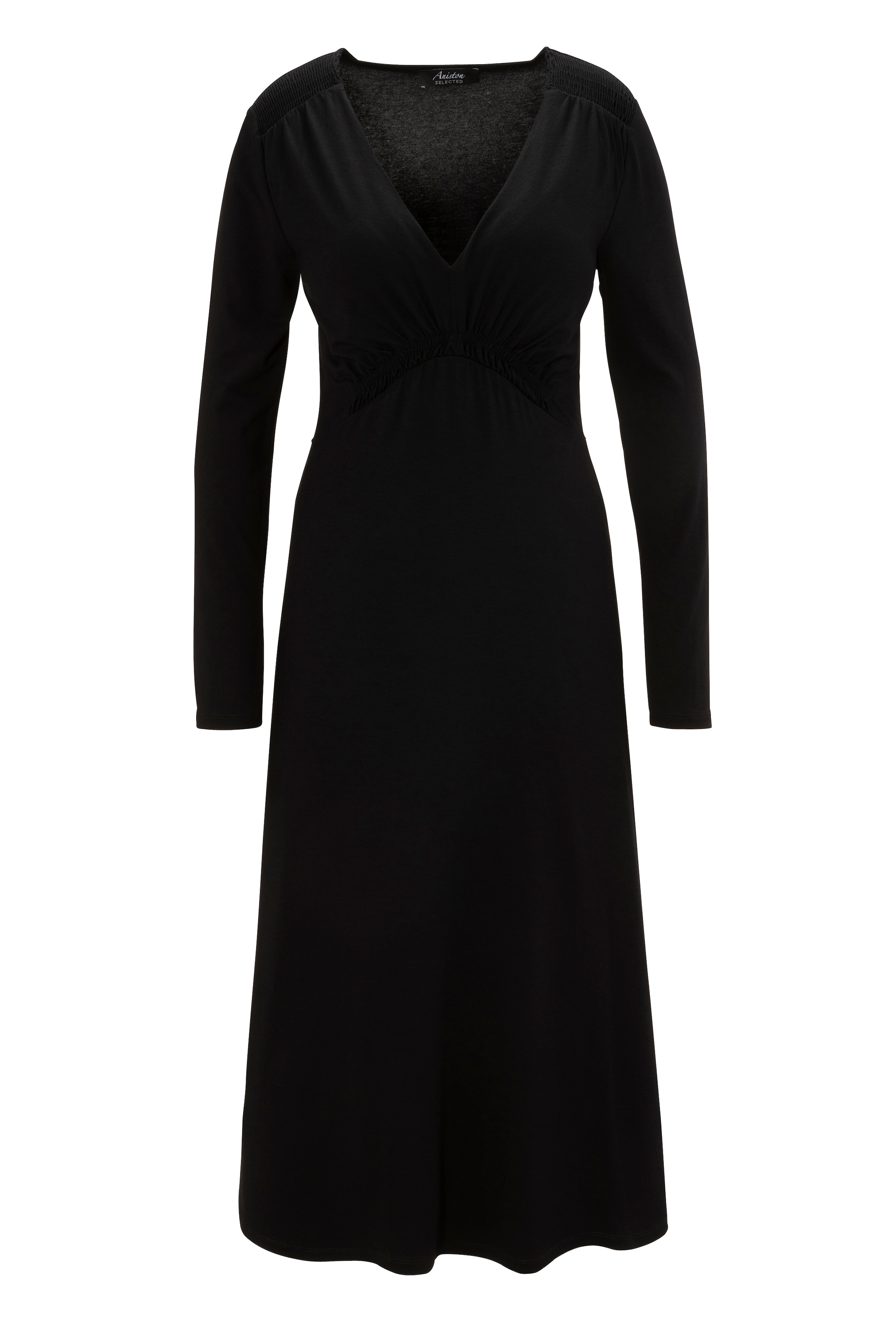 Aniston SELECTED Midikleid mit drapierter Unterbrustnaht