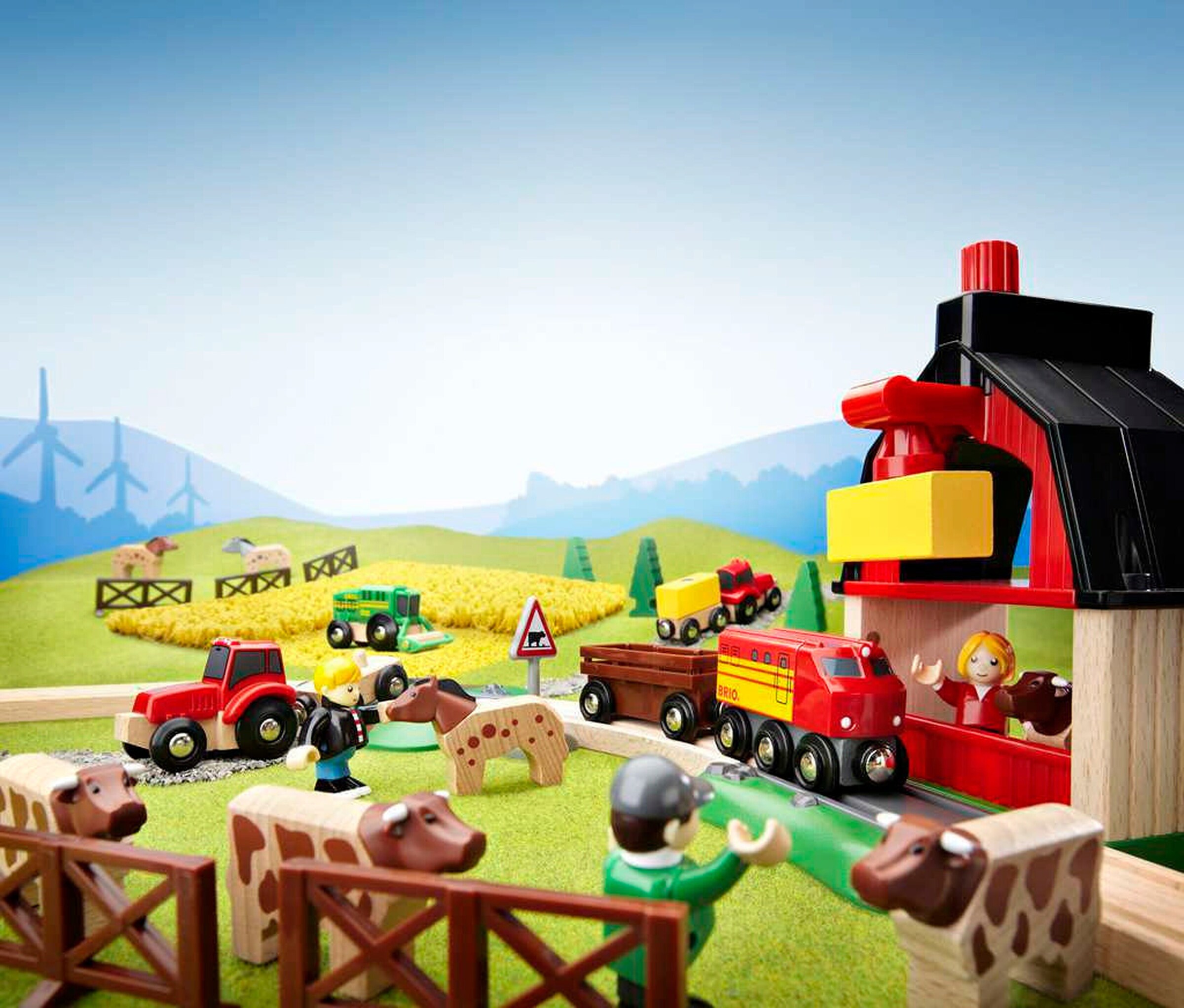 BRIO Bahn Bauernhof Set