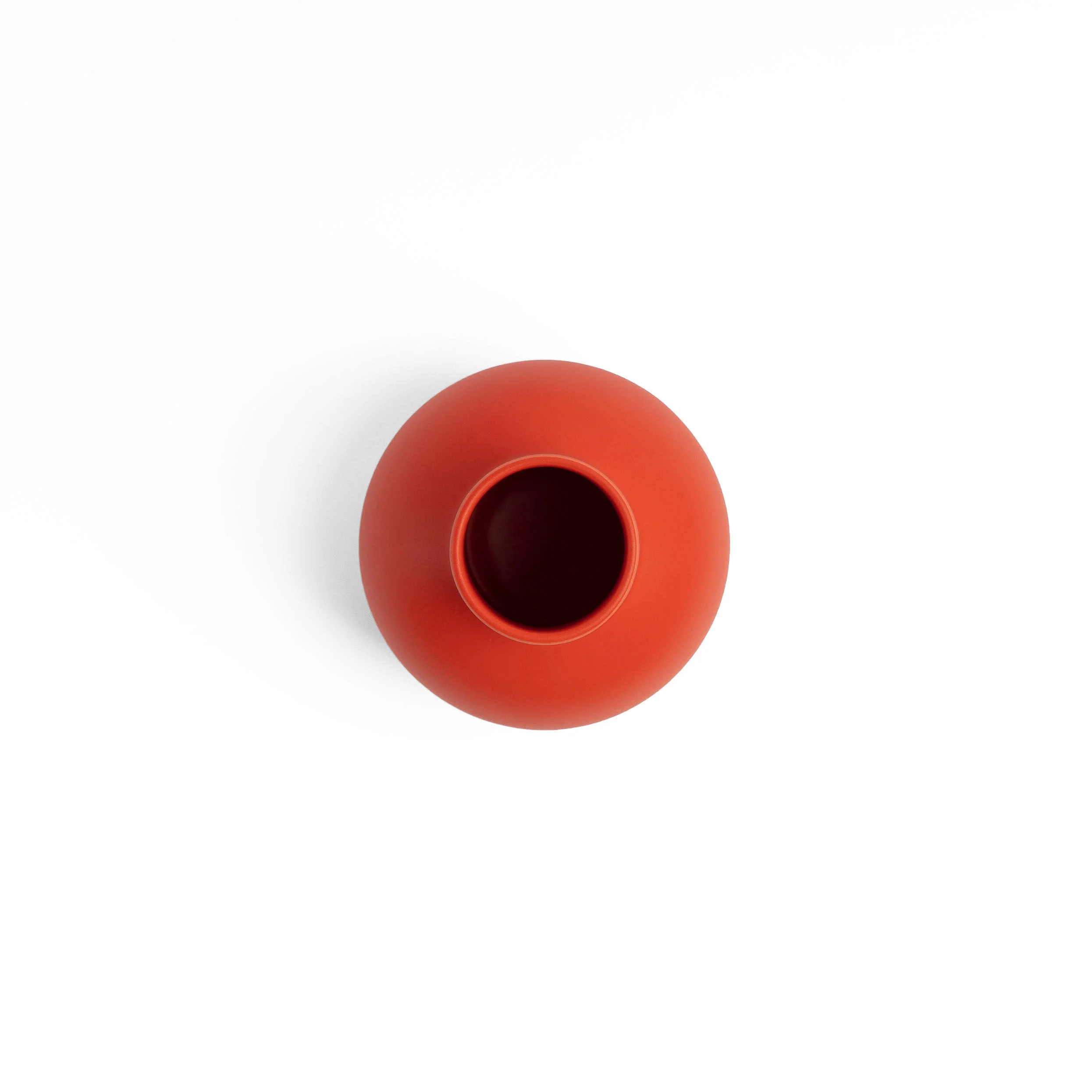 STRØM SMALL - Vase céramique | Orange