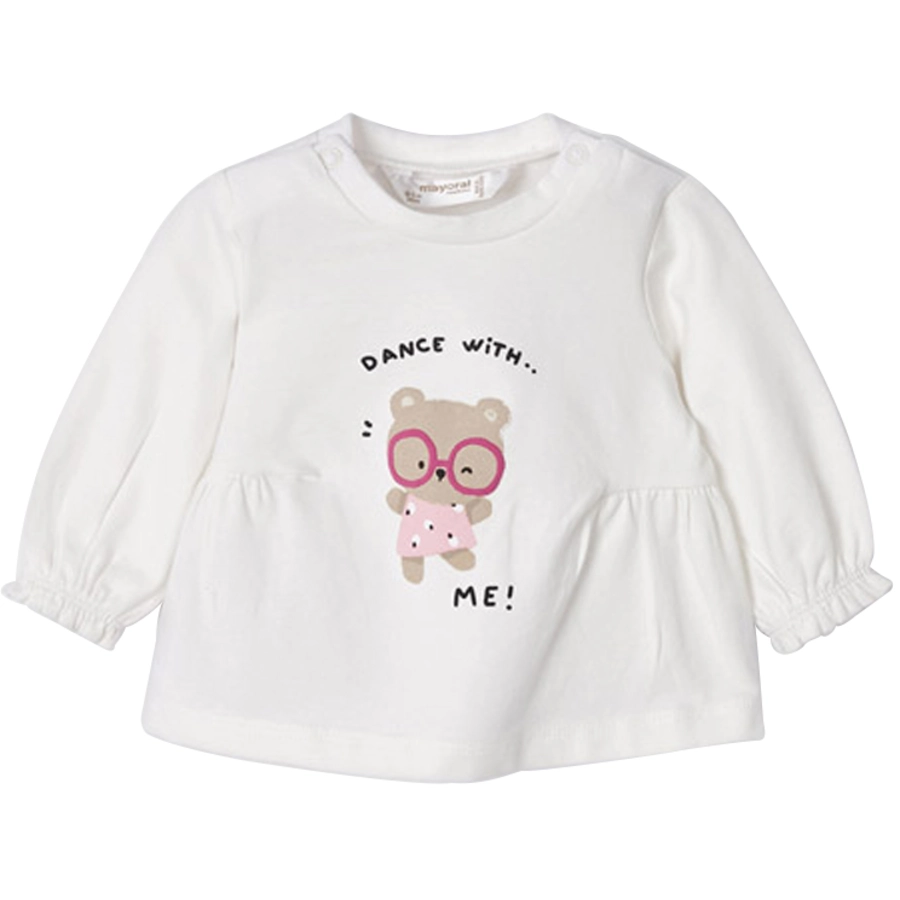 Mayoral 2er Pack Langarmshirt rosaweiß