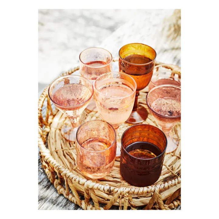 Madam Stoltz Verre martelé | Ambre