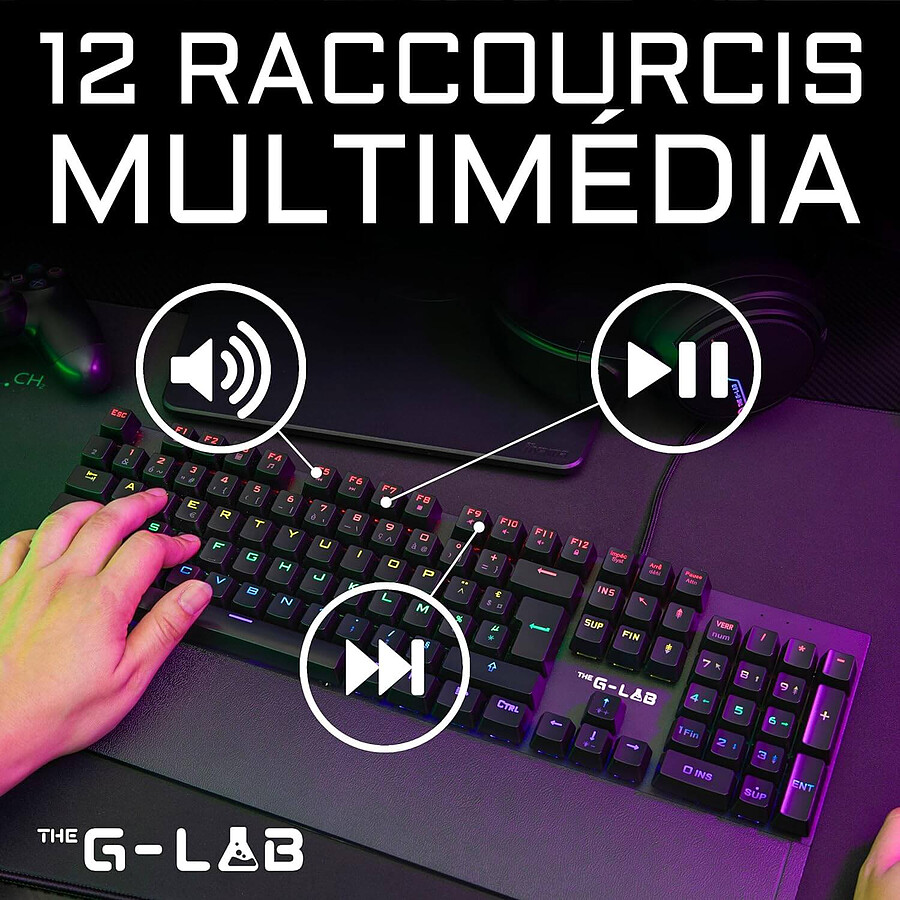 The G-Lab Keyz Carbon EX - Outemu Blue