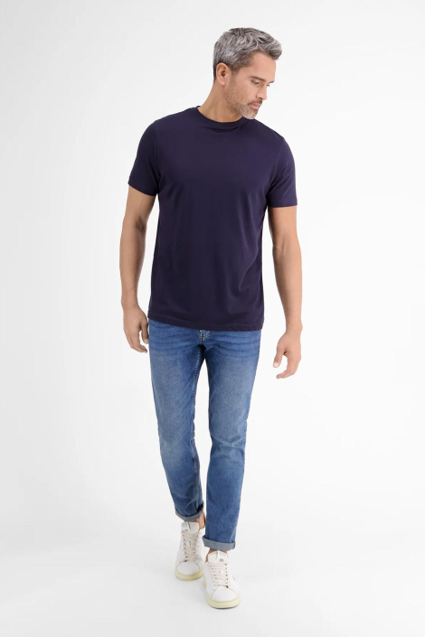 Lerros blauwe heren t-shirt