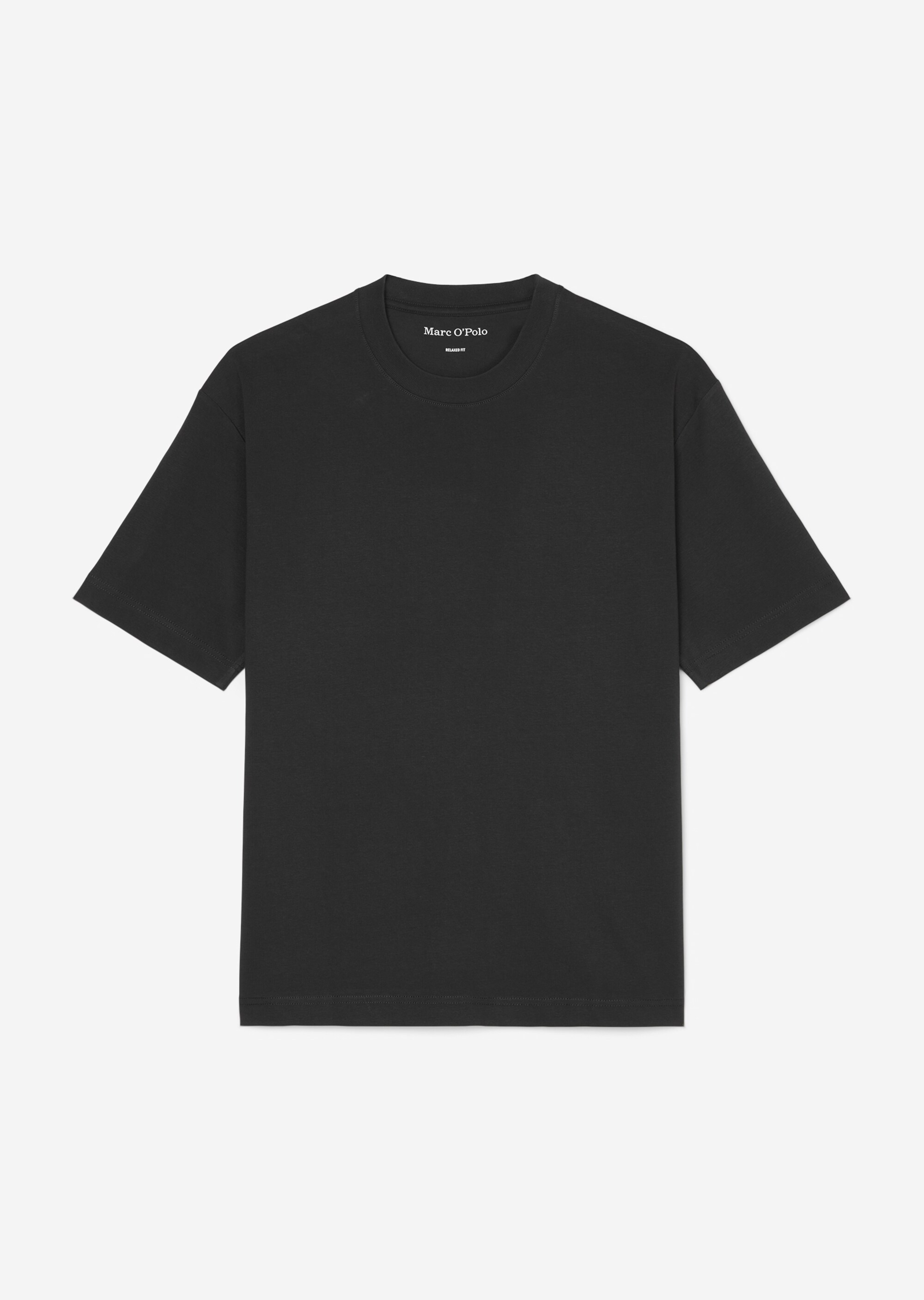 Rundhals-T-Shirt relaxed aus schwerem Heavy-Jersey